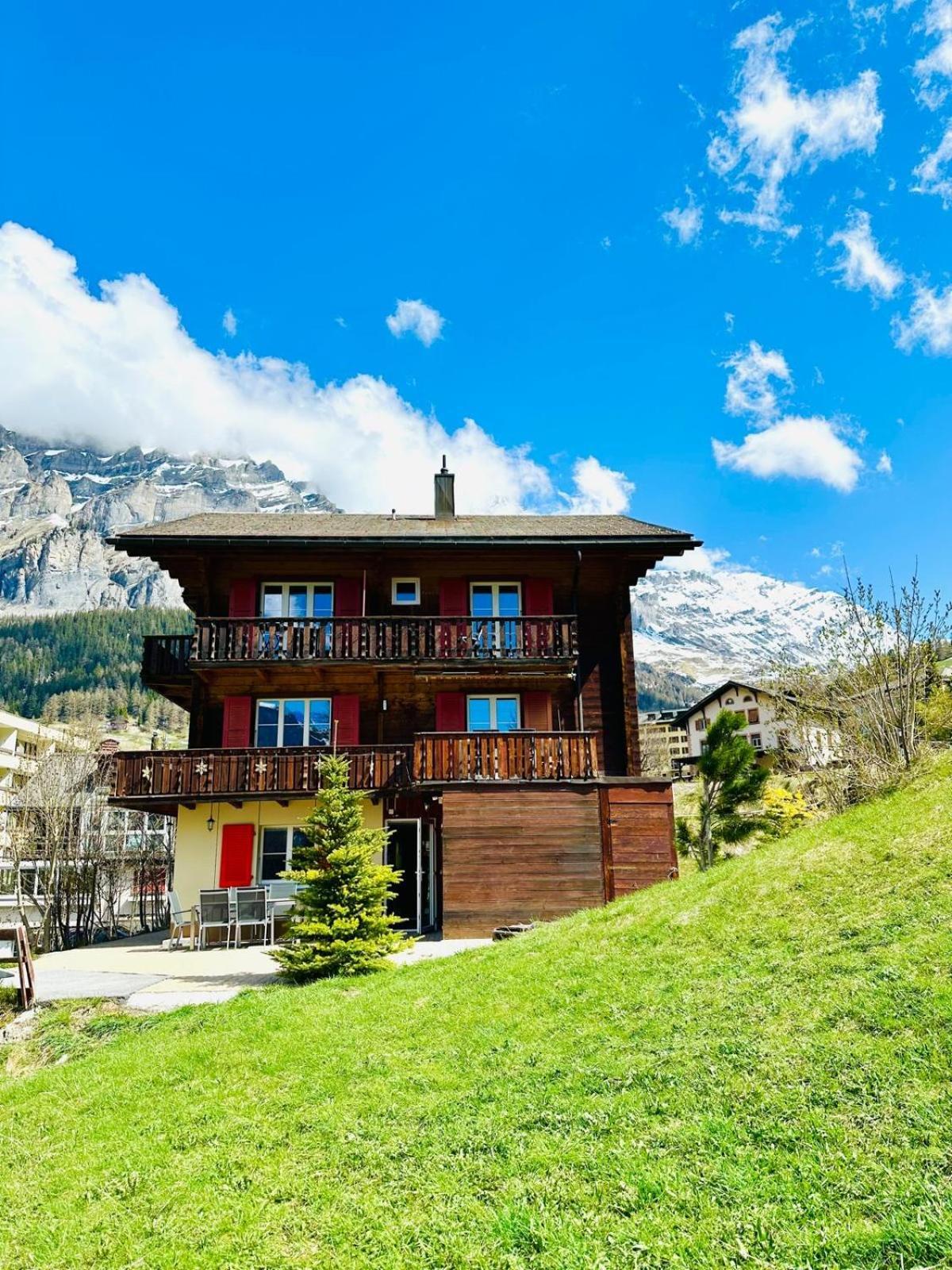 Apartments Chalet Tatyana Leukerbad Eksteriør bilde