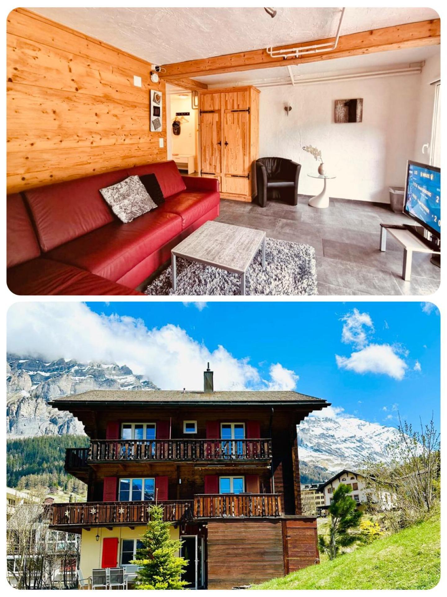 Apartments Chalet Tatyana Leukerbad Eksteriør bilde